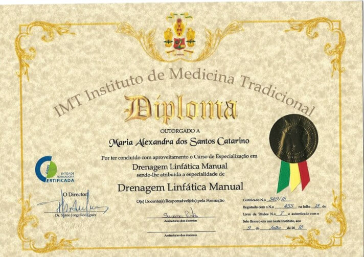 certificado formacao drenagem