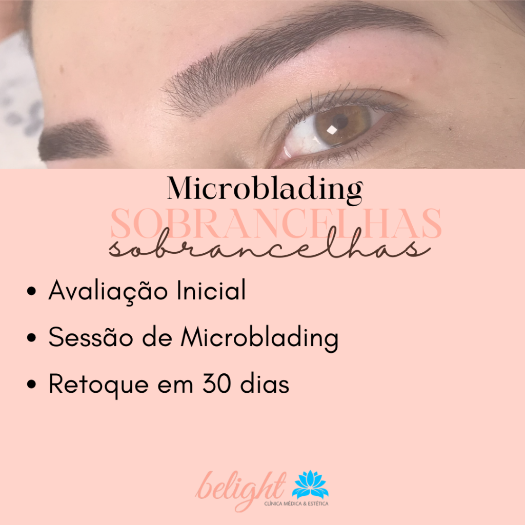 Avaliação Inicial + Microblading + Retoque, marque já a sua avaliação e realce seu olhar.